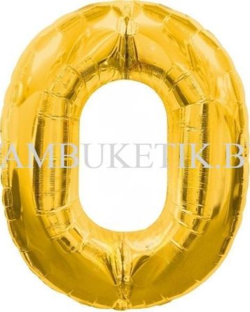 Золотая цифра "0"